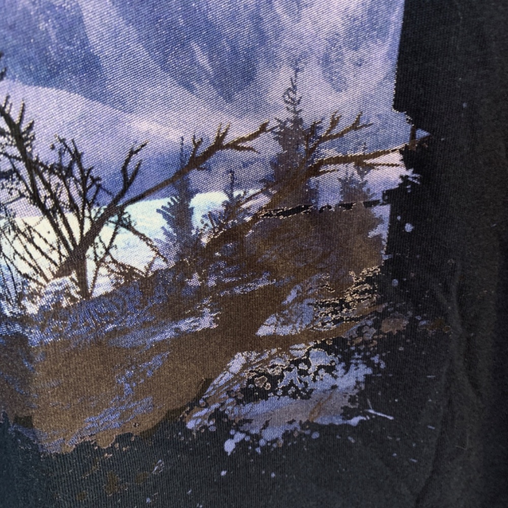 Timber Wolf Diamond Aristocrat Gaming Graphic Tee Shirt XL Blue Slots Casino - Picture 8 of 16